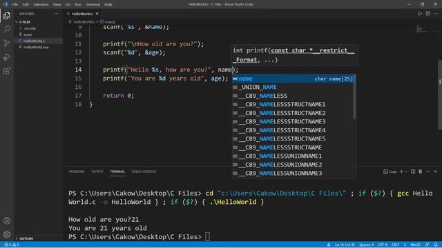 C user input ⌨️ смотреть онлайн