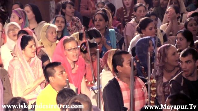 HH Lokanath Swami Singing Sri Krishna Chaitanya Prabhu Doya Karo More Mayapur Kirtan Mela Adivas 20