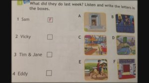 Spotlight 4 Workbook p. 58 ex.1 What did they do last week