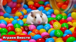 Большой лабиринт со СЛАДОСТЯМИ и ЛОВУШКАМИ для умного хомяка ! Видео для детей