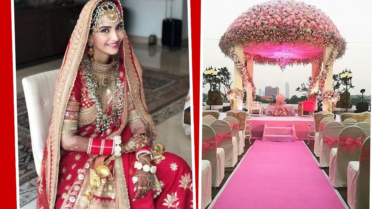 Свадьба Сонам Капур: первые фото смотреть онлайн