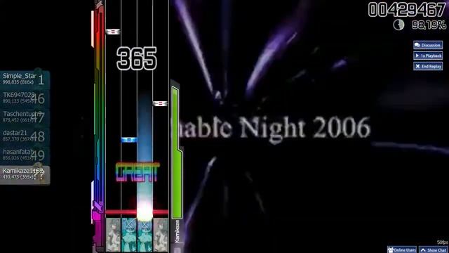 Osu!mania Yuuna Sasara feat. Tai no Kobone - Imperishable Night 2006 (4K PROGUY's Normal) Rank S смотреть онлайн