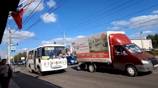 Орёл автобус ПАЗ маршрут 20 смотреть онлайн