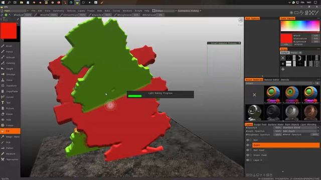 creating clip masks at the time of sculpting in voxels. 3d-Coat 2022. Read description. смотреть онлайн