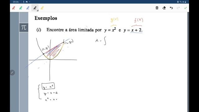 Calculo VI - Aula 8 - Cálculo de áreas смотреть онлайн