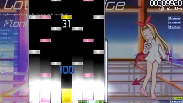 osu!mania - BACO - Love & Justice [Lv.24] - 94.50% смотреть онлайн
