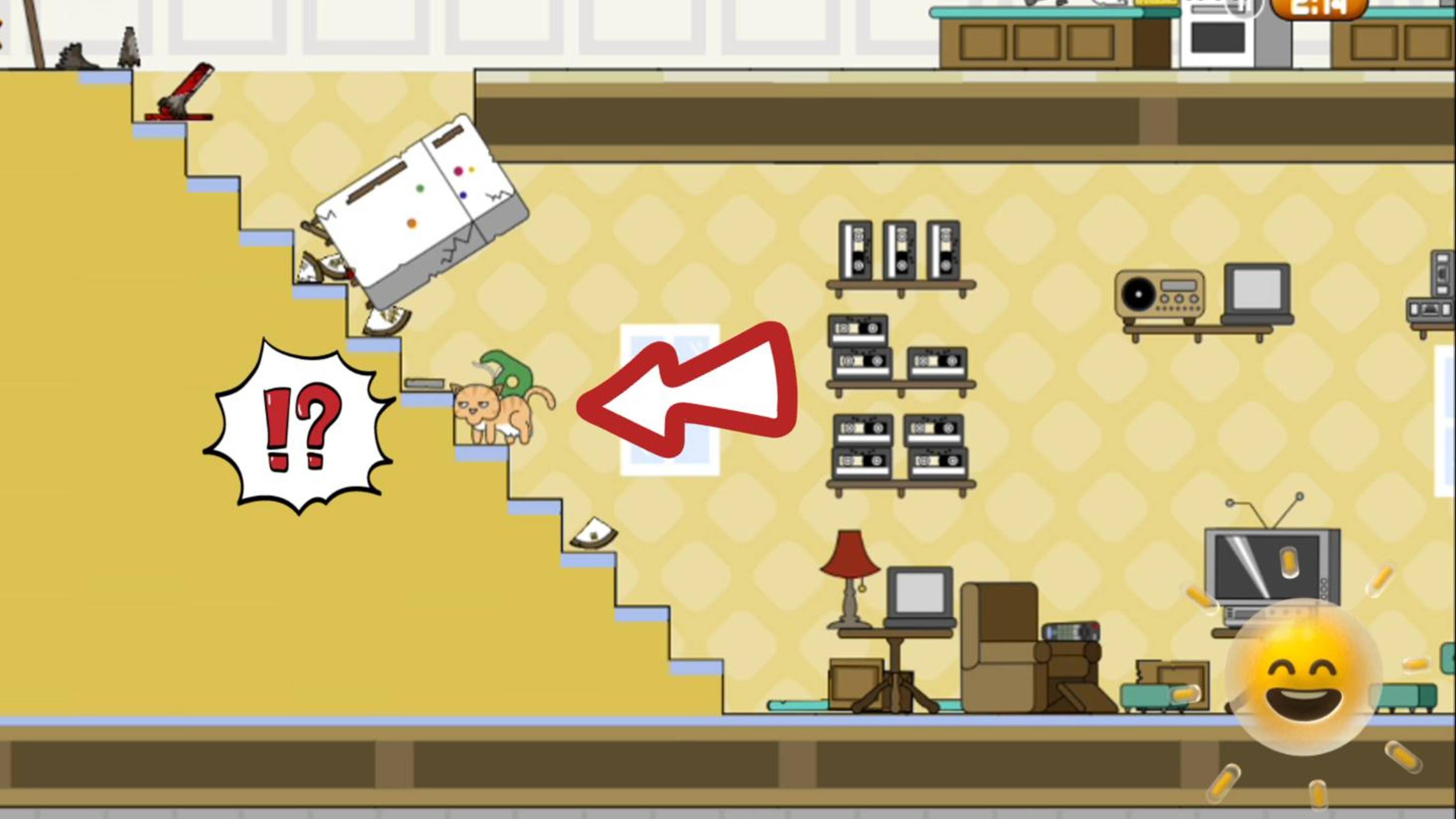 малыш комментирует игру, маленький котик один в доме🙂 #игры #маленькиеигры #котэ #котики