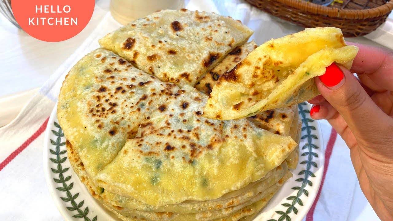 Вместо Пирожков! Лепешки на сковороде! Хычины с картошкой и сыром смотреть онлайн