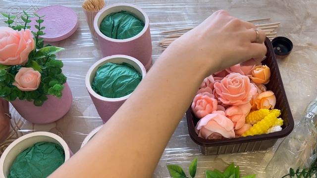 Сборка букетов из мыла смотреть онлайн