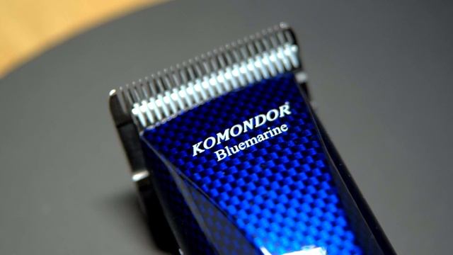 KOMONDOR Bluemarine K 779. Беспроводная машинка для стрижки животных. смотреть онлайн