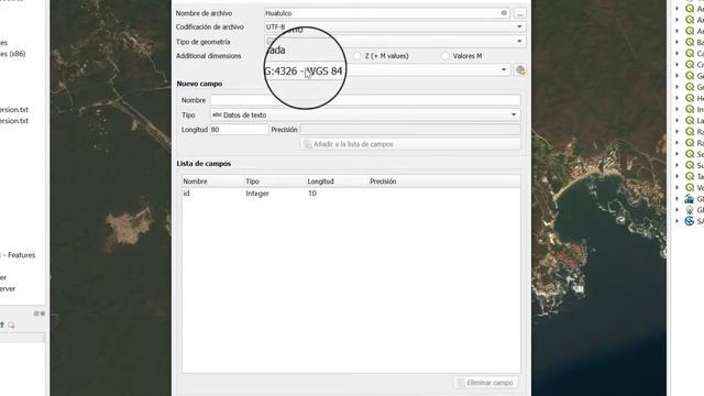 Crear shapefile usando AerialBing en Qgis смотреть онлайн