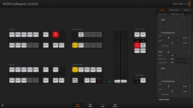 Blackmagic Atem Switchers - Lower thirds and Live Logo смотреть онлайн