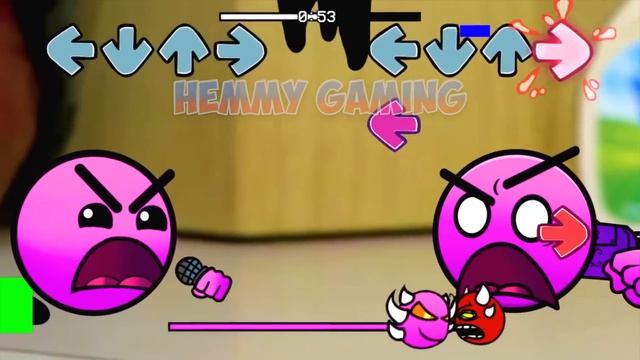 FNF Geometry Dash 2.0 Vs Geometry Dash 2.3 Sings Sliced Pibby | Fire In The Hole FNF Mods