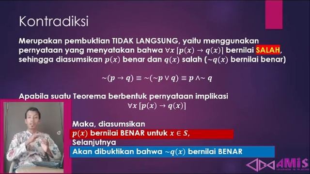 Buktian Teorema: Bukti langsung, Kontraposisi & Kontradiksi, serta Bukti Teorema bentuk Biimplikasi смотреть онлайн