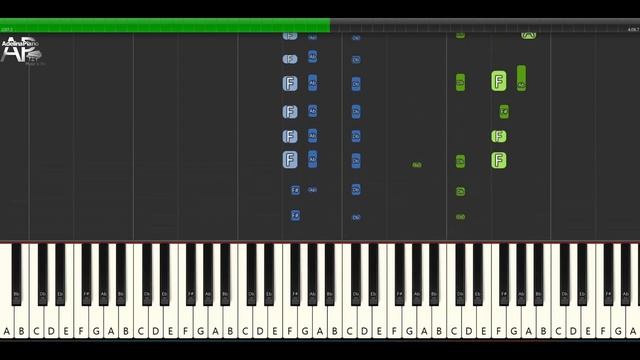 Teddy Swims - Lose Control | Adelina Piano synthesia tutorial смотреть онлайн