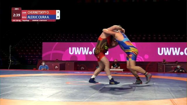 Repechage GR - 130 kg: O. CHERNETSKYY (UKR) v. A. ALEXUC CIURA (ROU) смотреть онлайн