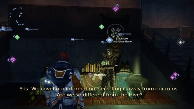 Idle Dialogue, The Underwatch | Eris Morn: "Are We So Different From the Hive" | Dark Below смотреть онлайн