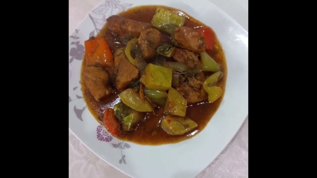 Курица в кисло сладком, остром соусе смотреть онлайн