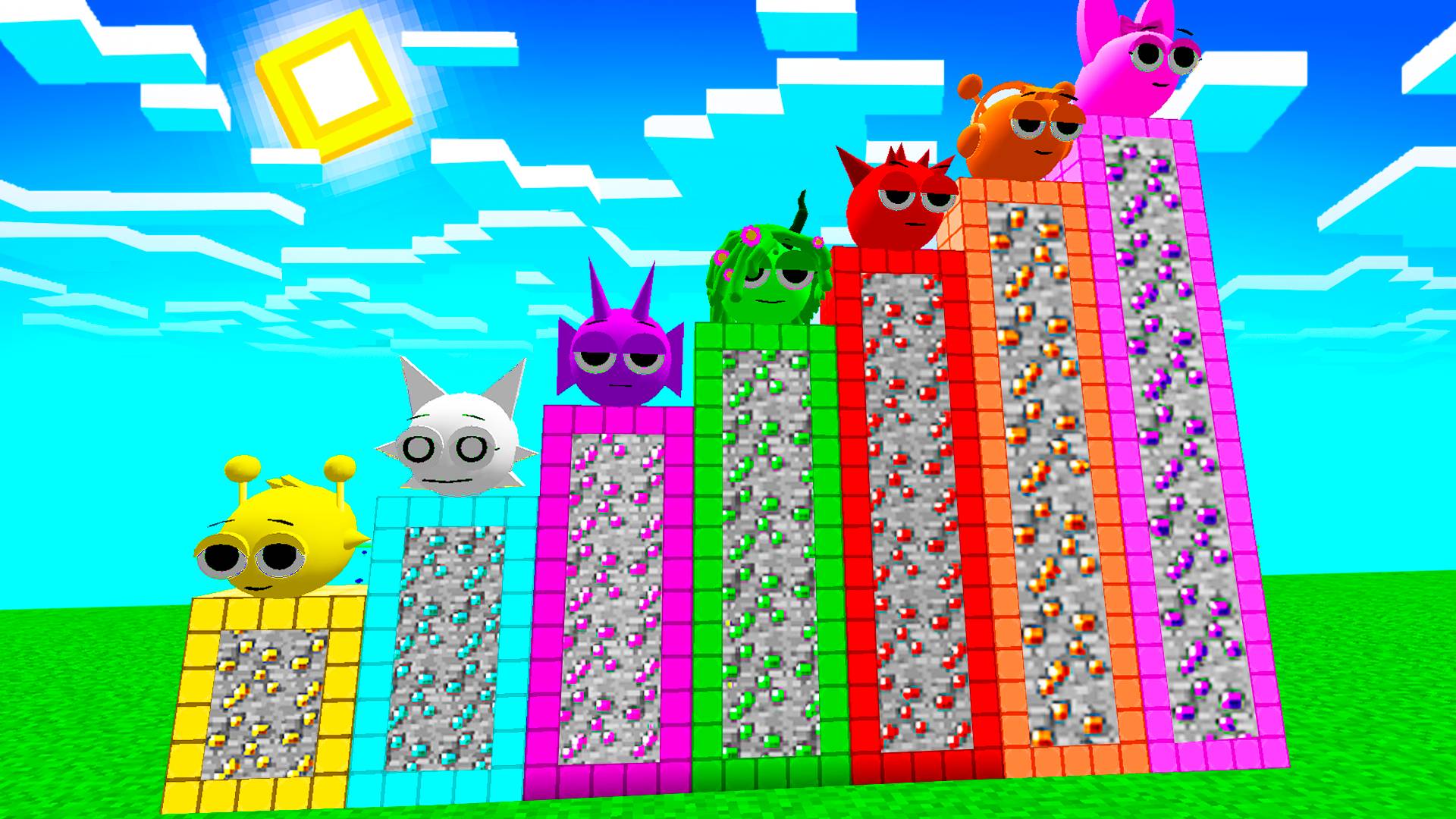 ВЫЖИВАНИЕ ВНУТРИ ВСЕХ ПОРТАЛОВ СПРУНКИ В МАЙНКРАФТ! ХОРРОР СПРАНКИ SPRUNKI INCREDIBOX MINECRAFT смотреть онлайн