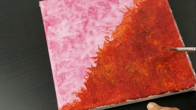 Art# 38 | For beginners | Water lily abstract | Acrylic painting tutorial | смотреть онлайн