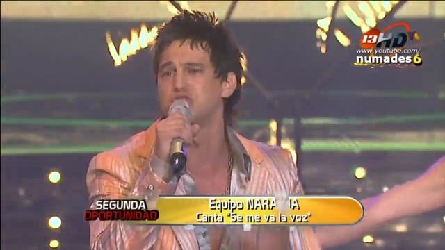 sebastian perla melissa e ivan - se me va la voz equipo naranja (28-03-10 segunda oportunidad) смотреть онлайн