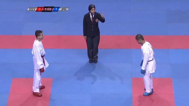 (World Karate Championship Under 21 2017) Mohamed Salah vs Kenta Sakai смотреть онлайн