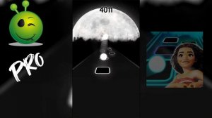 Tiles Neon Jump How Far I'll Go   Moana Noob VS Pro VS God