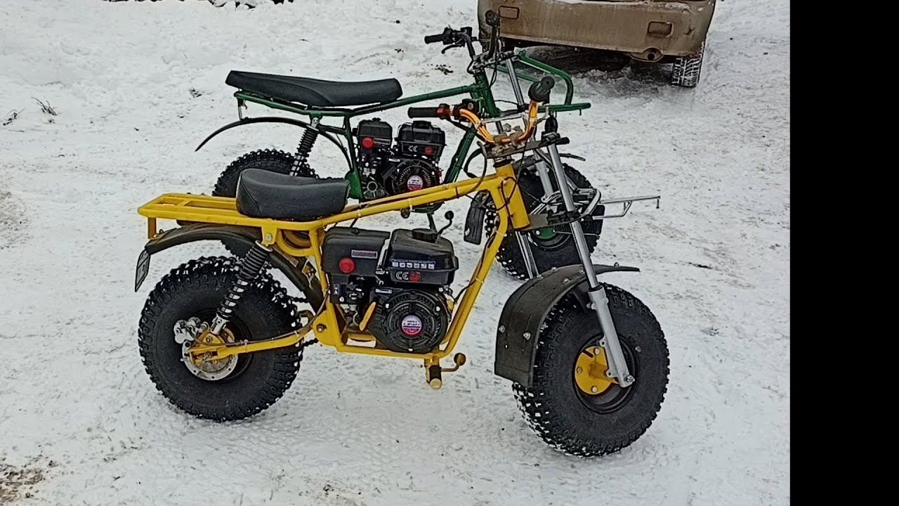 Обзор-покатушки на самодельных мотоциклах с двигателем от мотоблока,