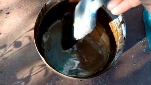 Красим столбы и поперечины забора / Серебрянка / Дом в деревне