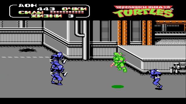 Teenage Mutant Ninja Turtles 2\Черепапшки ниндзя 2 (NES\Dendy 8 bit) смотреть онлайн