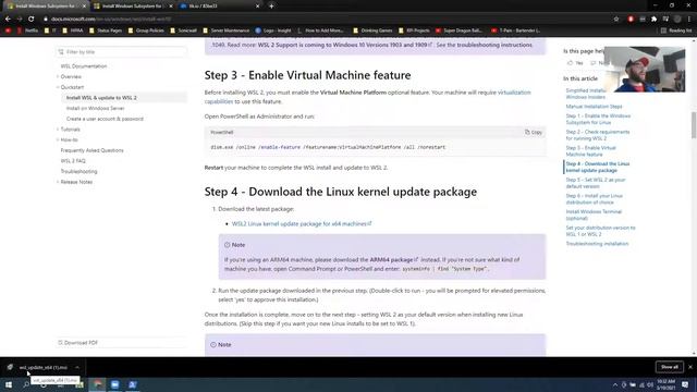 03 enabling WSL2 part II смотреть онлайн