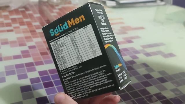 SolidMen 30 Kapsül Takviye Edici Gıda