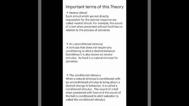 Pavlav's classical conditioning 💫 #dsssb #kvs #ctet2023 #psychology#ncert #supertet #uptet#teaching смотреть онлайн