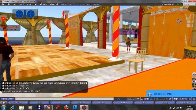 Indian wedding decorations in second life Virtual world by Perdita Lacey- www.desisarees.com смотреть онлайн