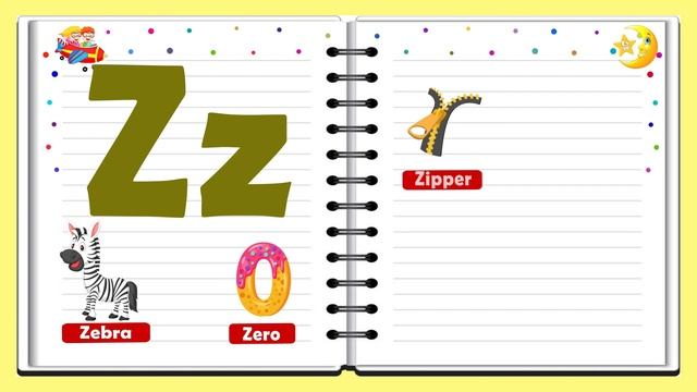 Words From Z | Alphabets With Phonics | Toddlers Learning Alphabet | Toddlers Learning смотреть онлайн