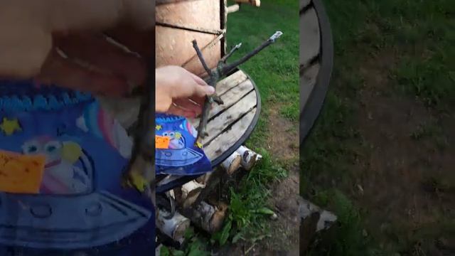 жарим маршмеллоу на костре смотреть онлайн