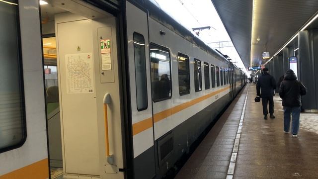 ЭП2Д-0120 ЦППК Перекраска Наше Подмосковье На станции Лианозово смотреть онлайн