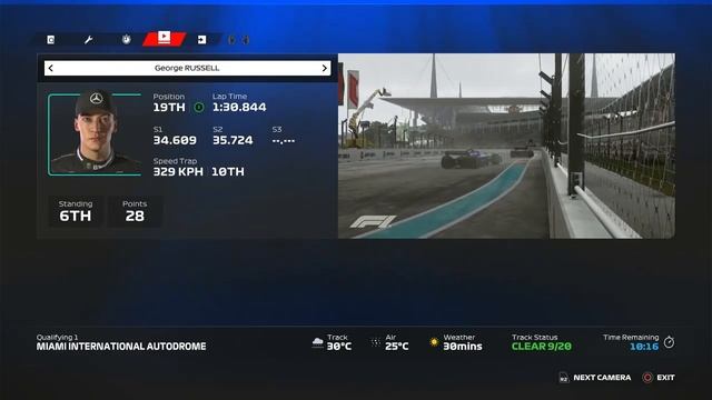 🎮 Miami GP 2023 – Третья практика в режиме карьеры за Williams FW45 🏎️ смотреть онлайн