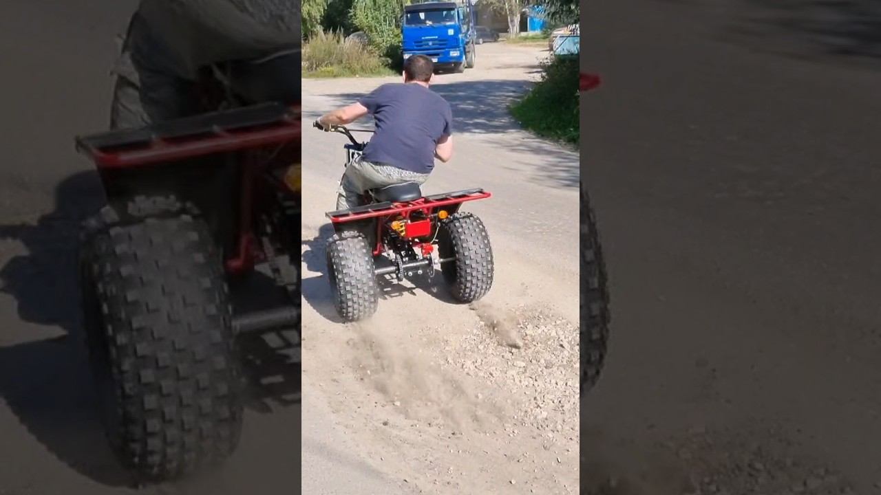 Быстрый старт на самодельном трицикл,Адская колесница♀️♂️ #music #drumandbass смотреть онлайн