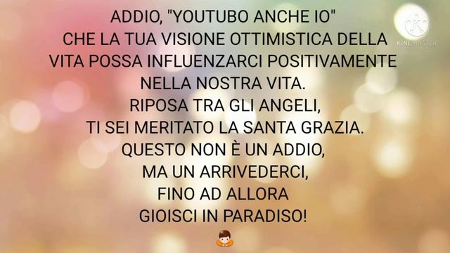 Riposa In Pace "YouTubo Anche Io", ero un tuo fan. 😭😢🙇♂️ смотреть онлайн