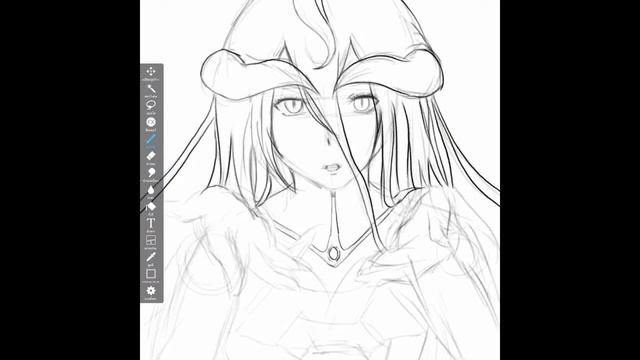 วาดรูปอัลเบโด้ จากเรื่องโอเวอร์ลอร์ด [1/2] - Drawing Albedo Overlord. Ipad pro & Ibispaintx. смотреть онлайн