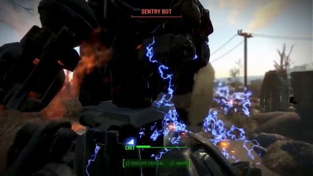 Fallout 4 - SENTRY BOT 4000: EXPLOSION! смотреть онлайн