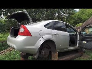 Разборка задней подвески FORD FOCUS 2