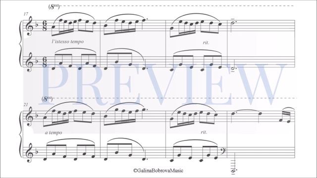 Galina Bobrova «Ophelia's loneliness» for piano (English Suite 2 of 4) смотреть онлайн
