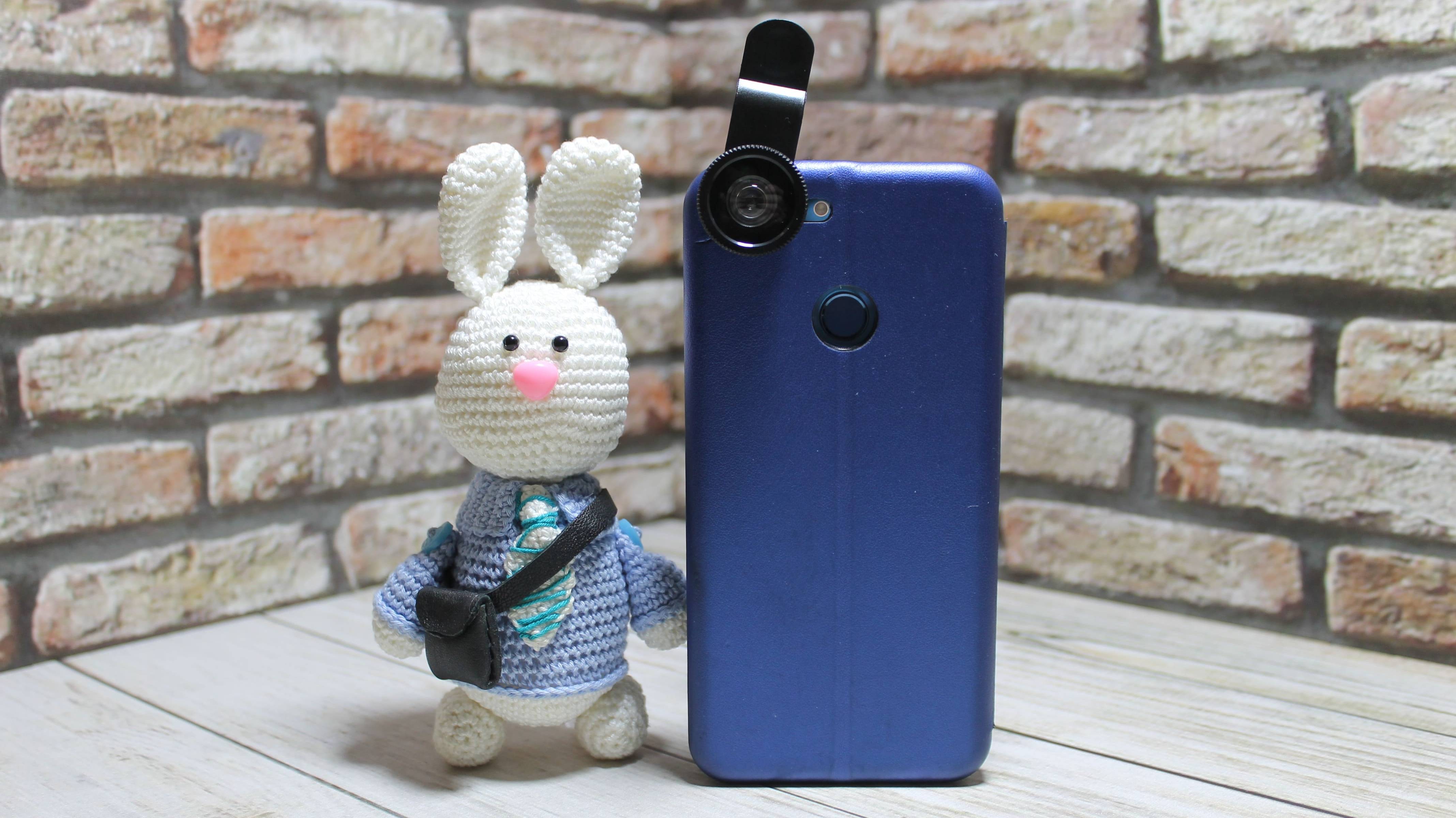 Макролинза-объектив для телефона 3 в 1 (фишай широкоформатный)