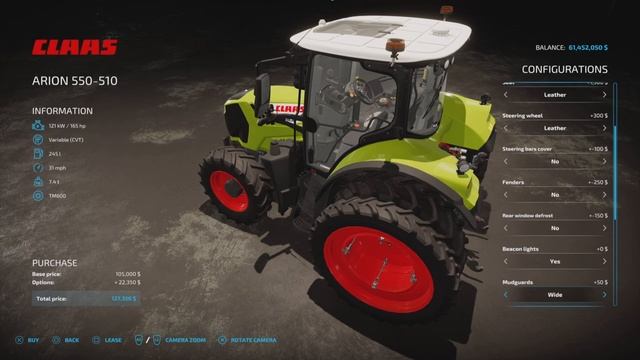CLAAS Arion 500 Series / FS22 mod for all platforms смотреть онлайн