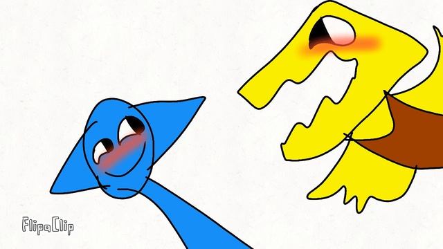 rainbow friends cyan x yellow 💛💙 смотреть онлайн