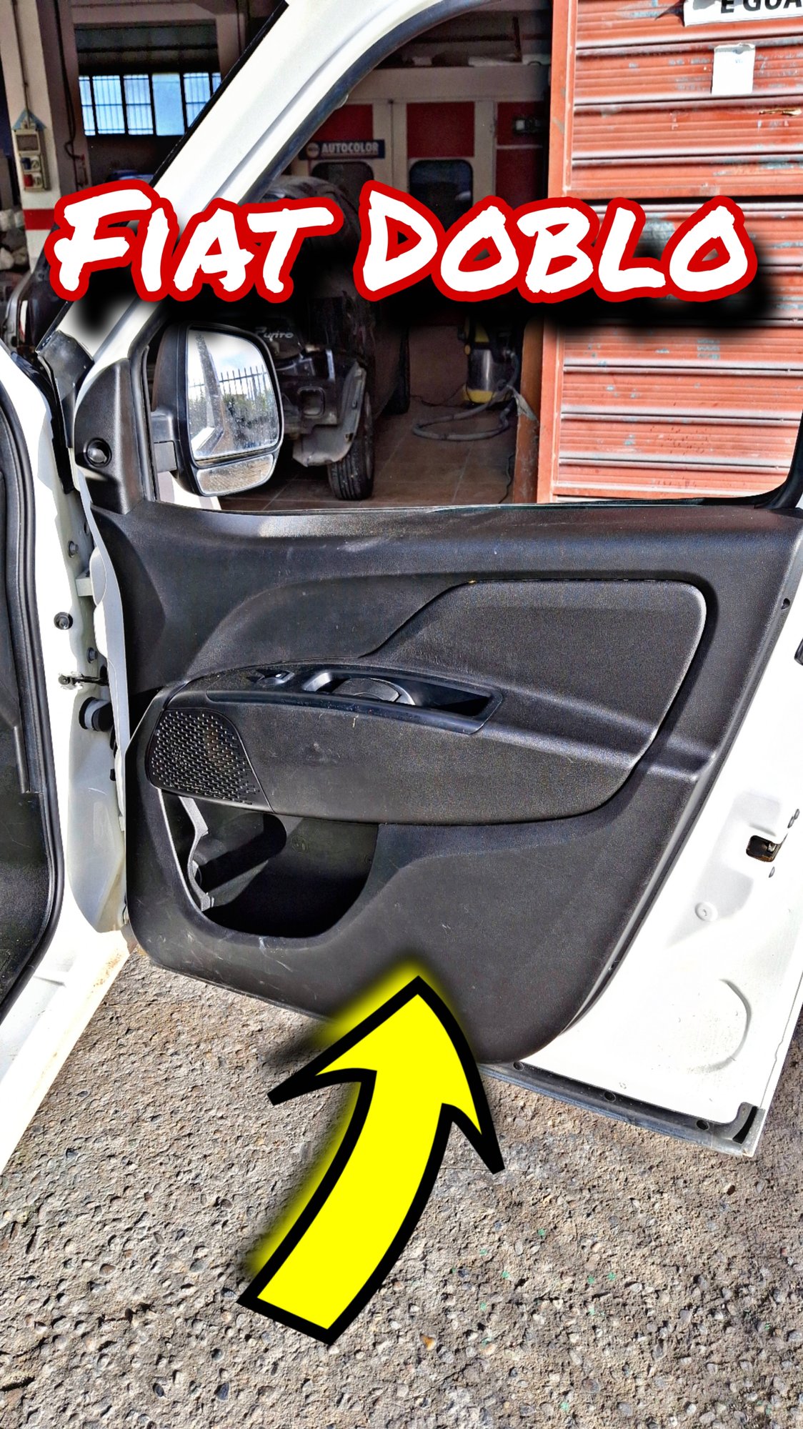 Fiat Doblo Как снять карту двери Фиат Добло