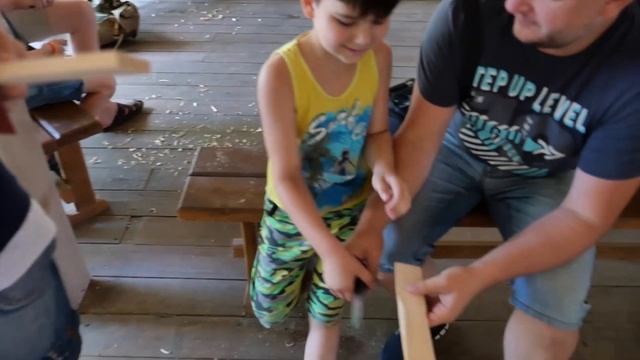 Мастерская с ПАПОЙ. Лопатка из дерева!) смотреть онлайн