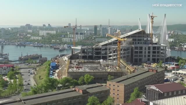 Владивосток вид с сопки Орлиное гнездо 23 мая 2023. смотреть онлайн